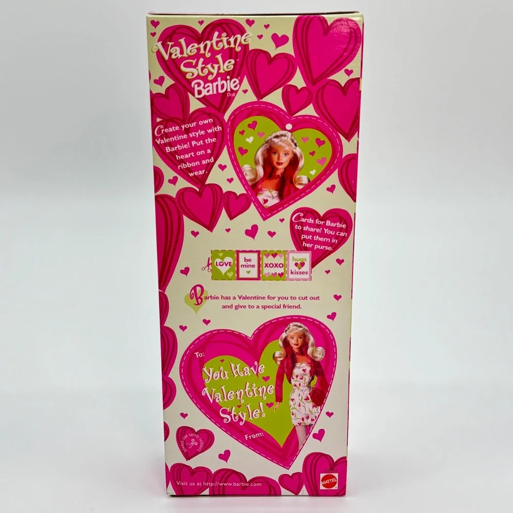 Mattel Valentine Style Barbie Doll 1998 Target Special Edition Red Heart 20465